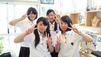 ミクさん、マイさん、ヒヨリさん、ユリナさん、とんぼ玉体験ありがとうございました！ 2015/10/21 15:31:57