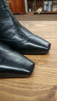 ウエスタンブーツ つま先加工 修理 八重山靴修理店