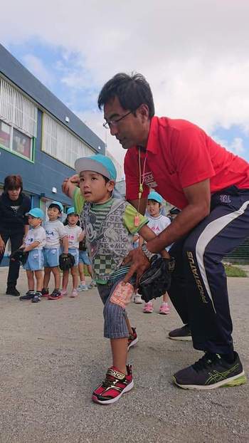 野球型レクリエーション【那覇市：首里ライオンの子保育園】