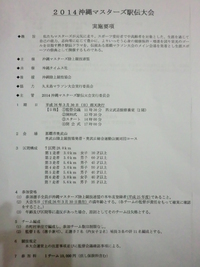 2014沖縄マスターズ駅伝大会 2014/02/24 22:06:00