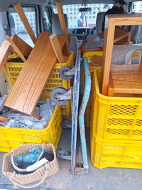 やちむん屋のお仕事　撤収…お掃除　沖縄の陶芸