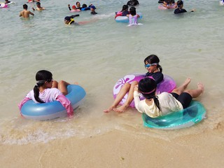 8月３日　土曜日は海♡水♡浴