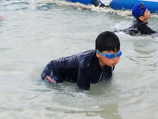 8月３日　土曜日は海♡水♡浴