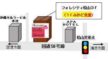 ガールズスクエアへの道のりのご案内