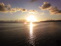 南の島の日没 2008/08/19 18:07:00