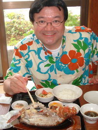 浜の家名物「魚のバター焼き」！ 2005/07/20 17:48:30