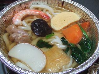 肌寒い日～本格　キンレイ鍋焼うどんを食べました。