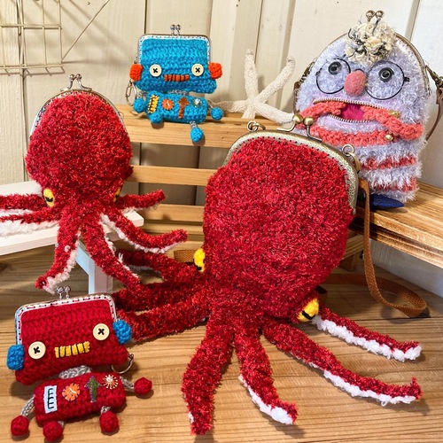 沖縄県那覇市の雑貨屋 たんたん:新作✨巨大タコショルダー＆ロボット