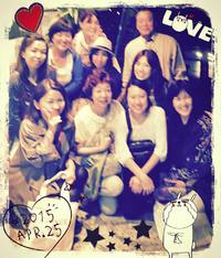 ZUMBA®サークルで飲み会でした＾＾ 2015/04/25 10:35:27
